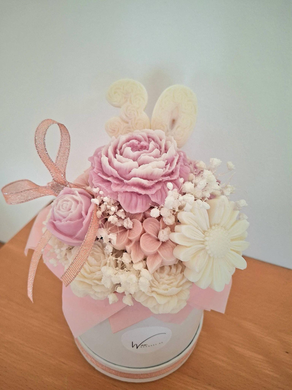 Pink Luxe Flower Wax Melt Bouquet | Wax Melt Gift | Wax Melts UK | Gift for Her | Birthday Gift | Highly Scented | Long Lasting