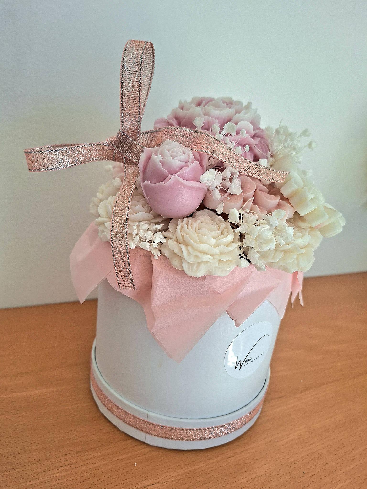 Pink Luxe Flower Wax Melt Bouquet | Wax Melt Gift | Wax Melts UK | Gift for Her | Birthday Gift | Highly Scented | Long Lasting