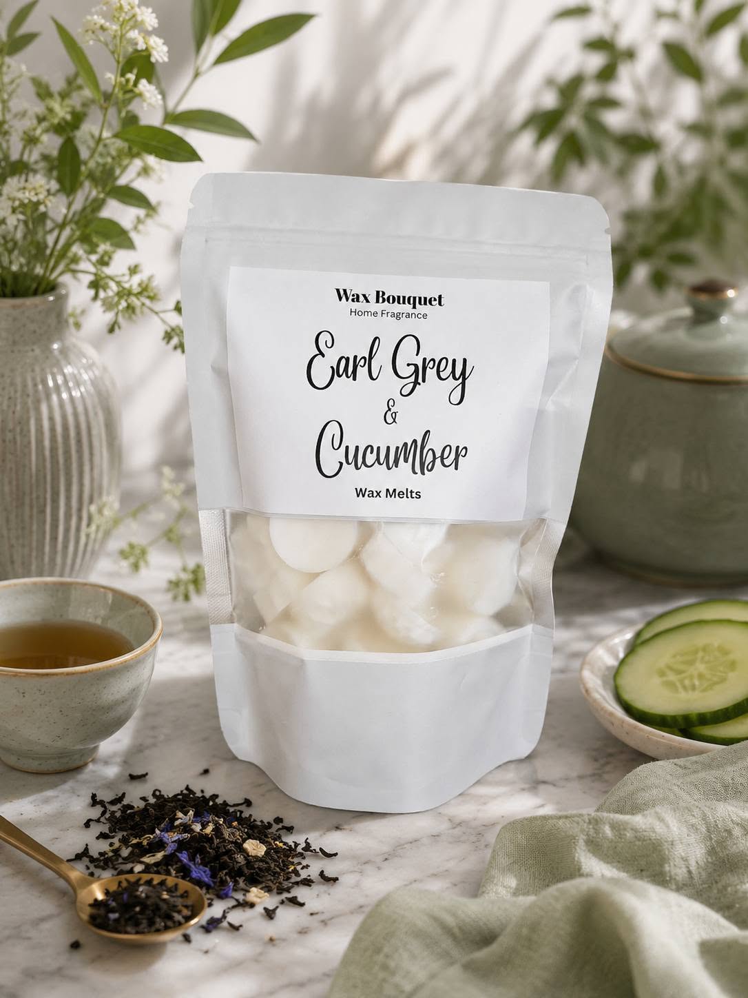 Earl Grey & Cucumber Wax Melts