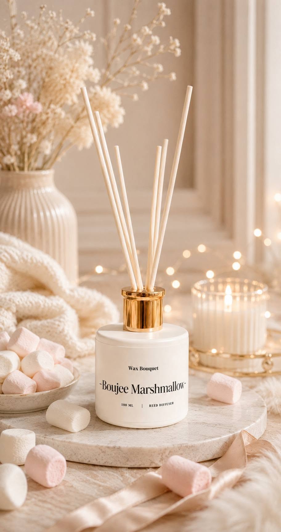 Boujee Marshmallow Reed Diffuser