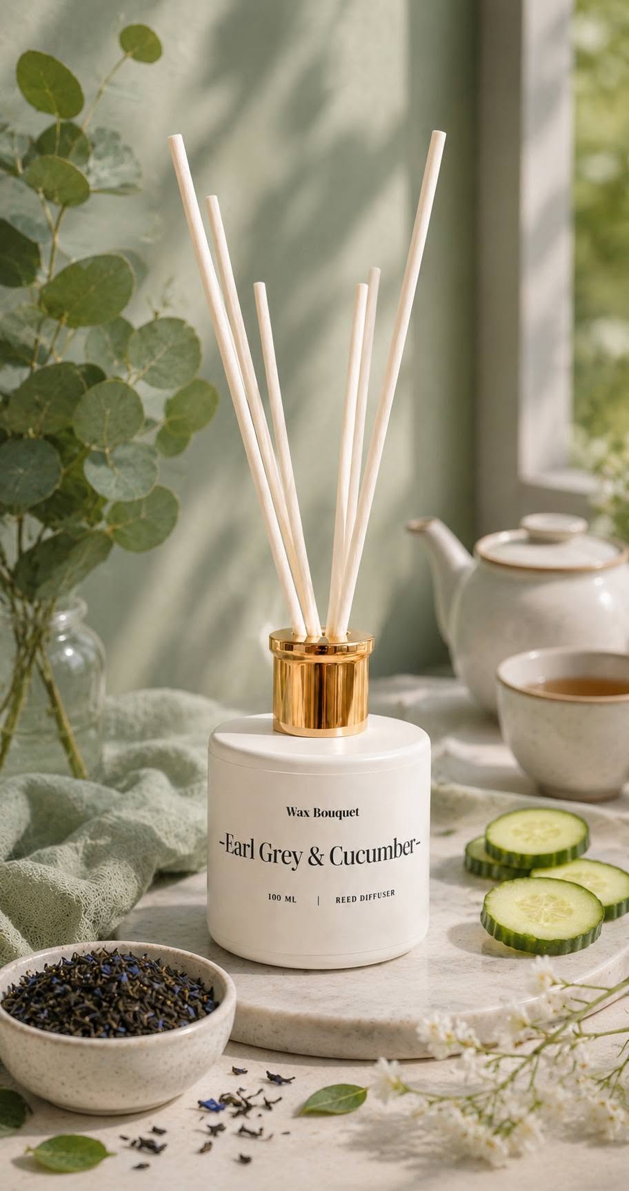Earl Grey & Cucumber Reed Diffuser