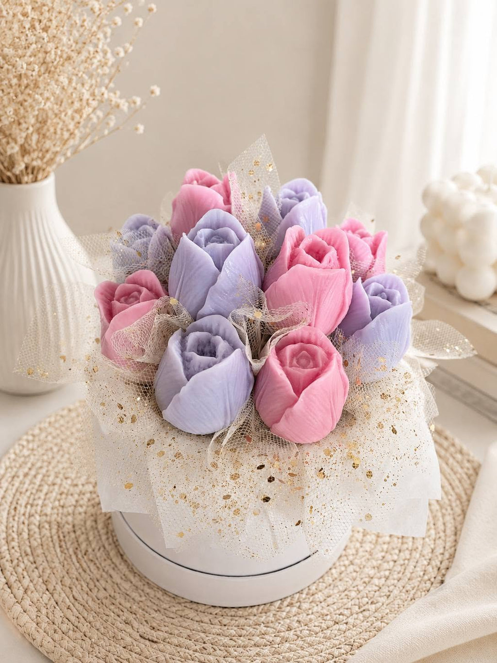 Tulip Wax Bouquet