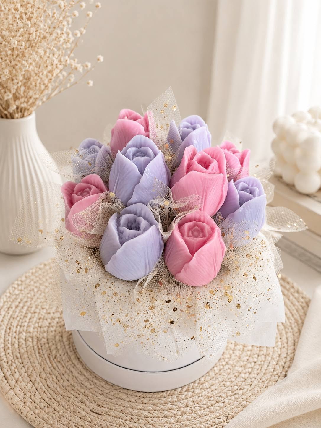 Tulip Wax Bouquet