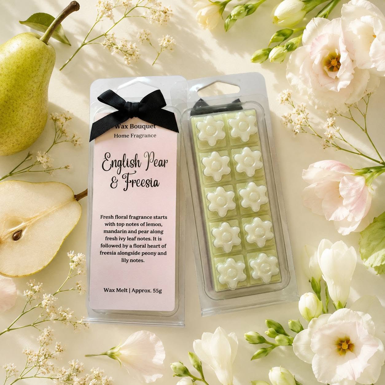 English Pear & Freesia Snap Bar
