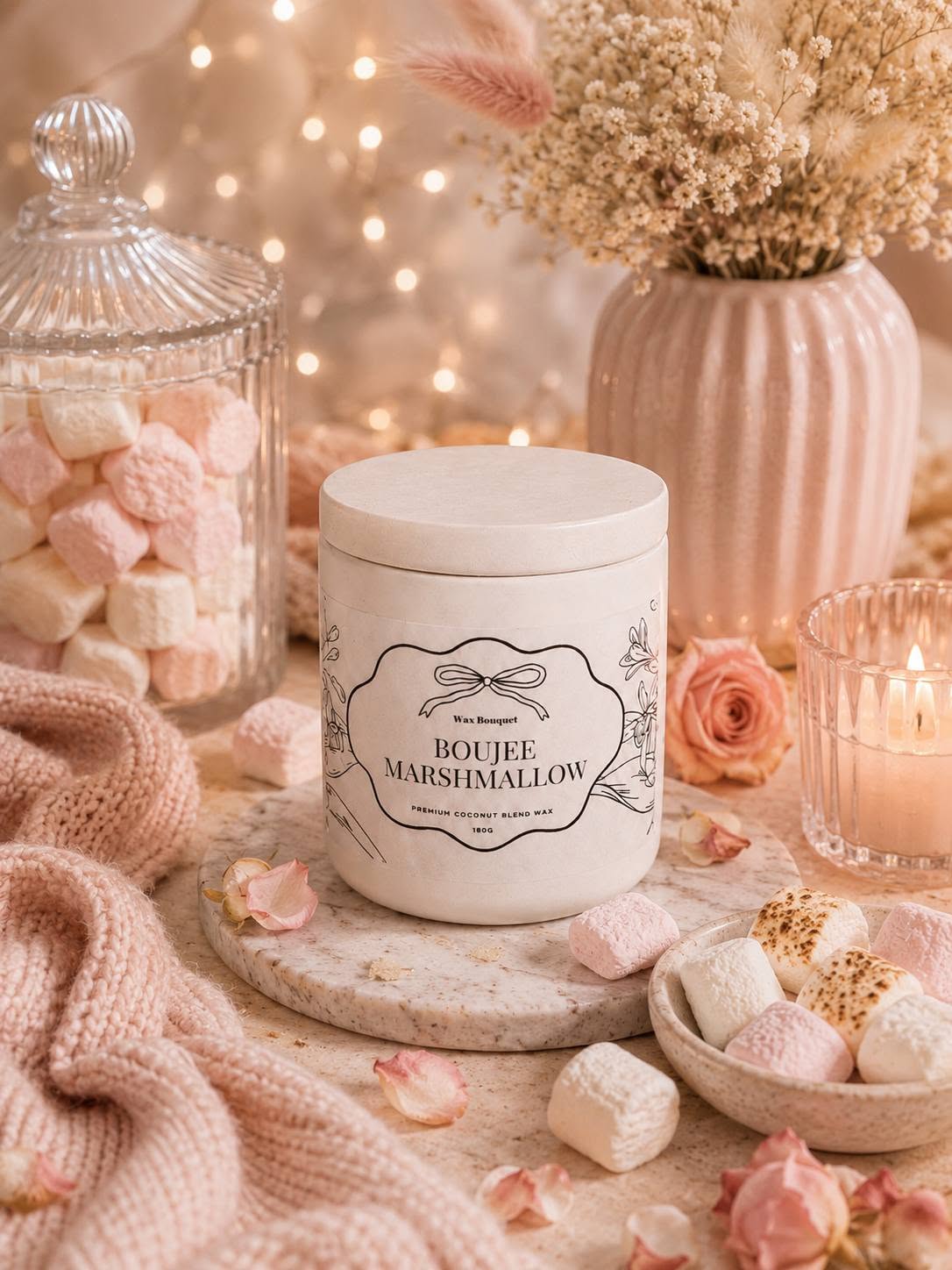 Boujee Marshmallow Candle