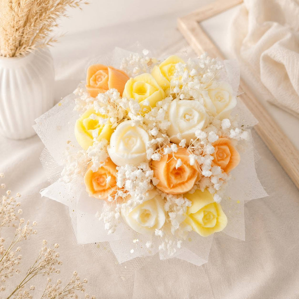 Summer Tulip Wax Bouquet