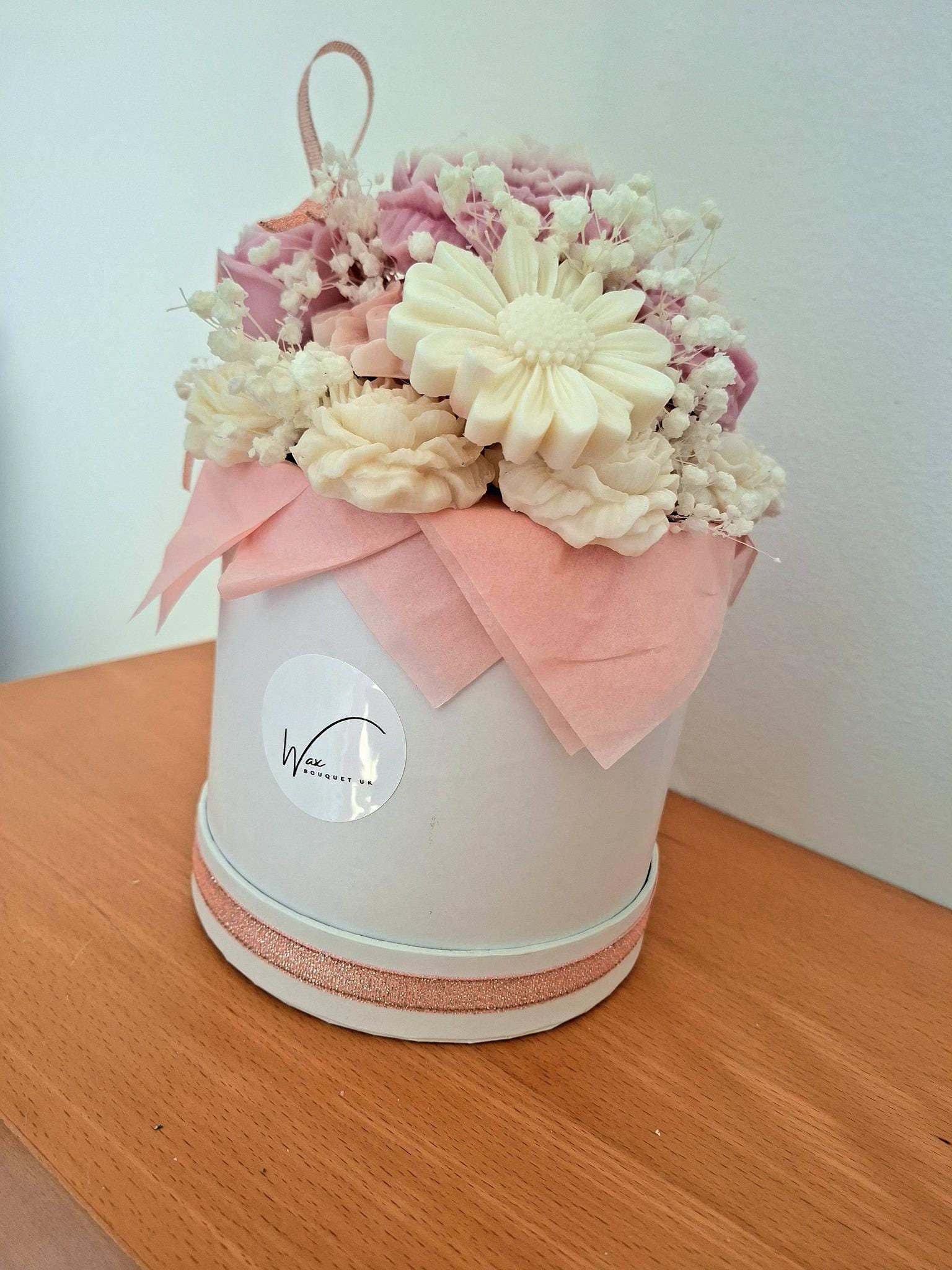 Pink Luxe Flower Wax Melt Bouquet | Wax Melt Gift | Wax Melts UK | Gift for Her | Birthday Gift | Highly Scented | Long Lasting