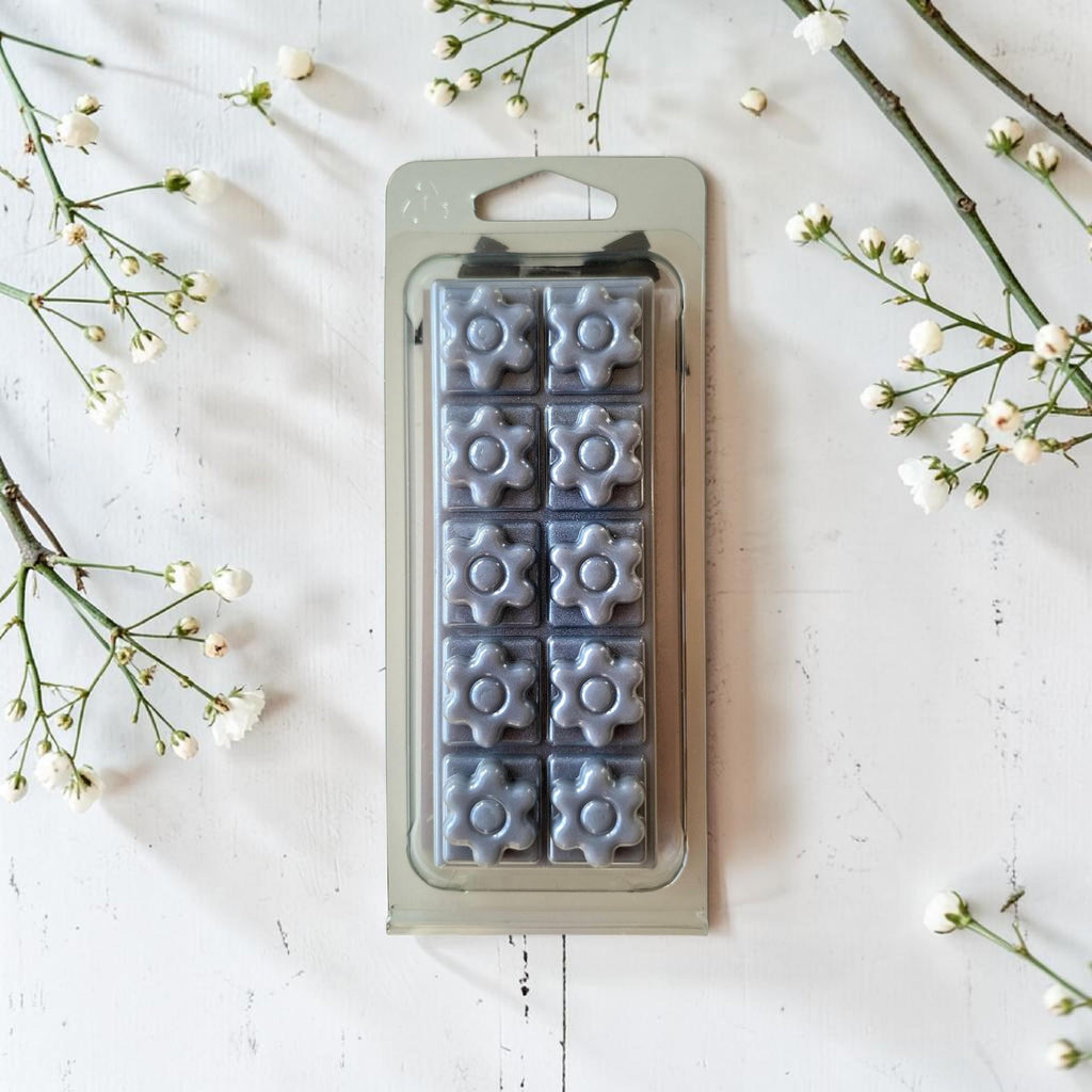 Warming Cashmere Wax Melt Snap Bar 55g, Soy Wax Melts, Strong Scent, Highly Fragranced, Gift, Flower Shape Wax Melt, Yankee Inspired