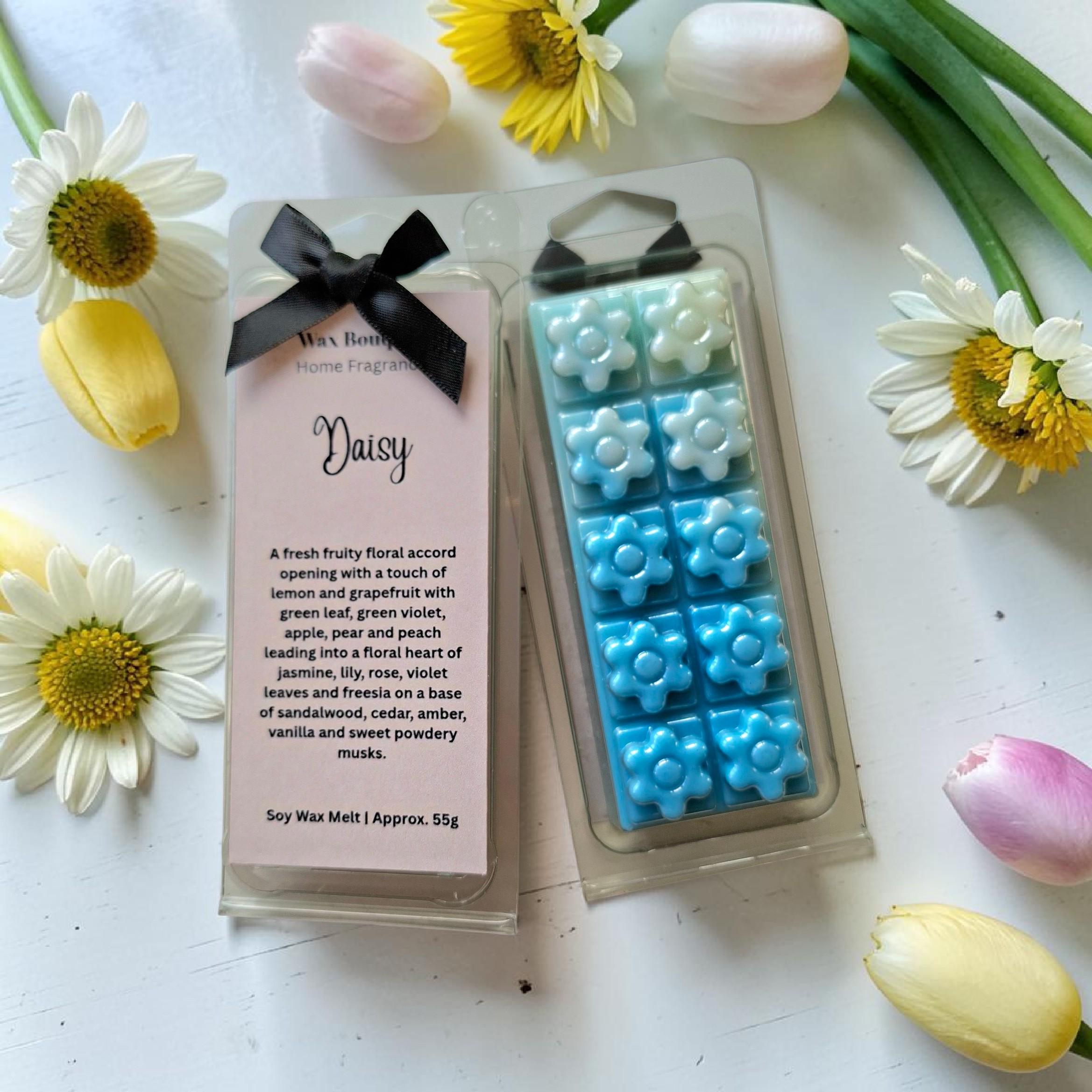 Daisy Perfume Wax Melt Snap Bar | Fresh Perfume Scent | Handmade Soy Wax Melts UK | Perfume Fragrance | Gift for Her | Home Scent