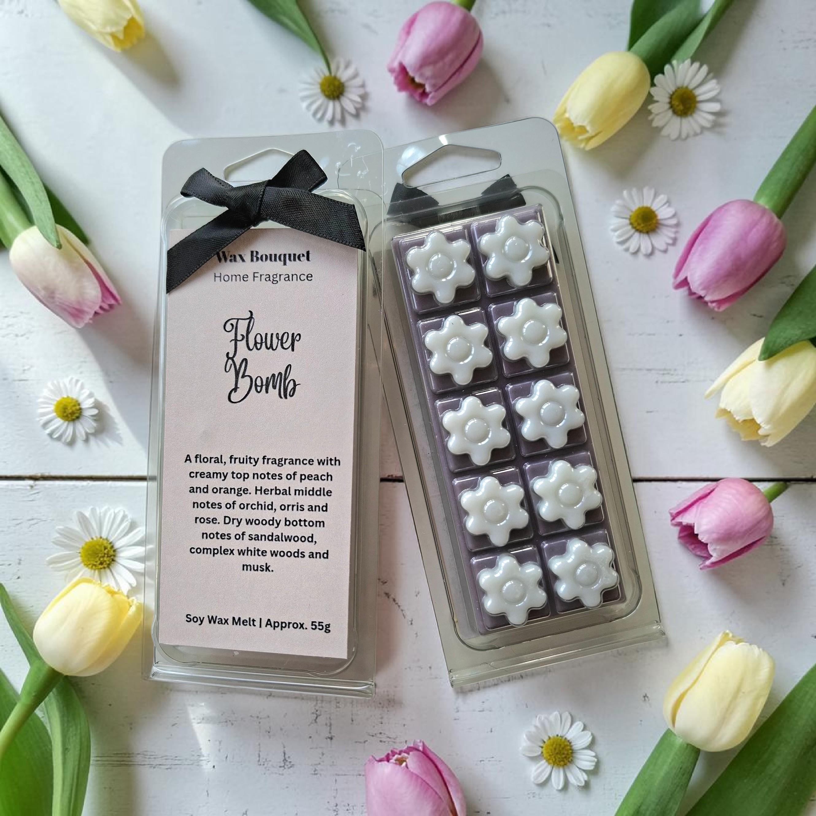 Flower Bomb Wax Melt, Perfume Inspired Soy Snap Bar