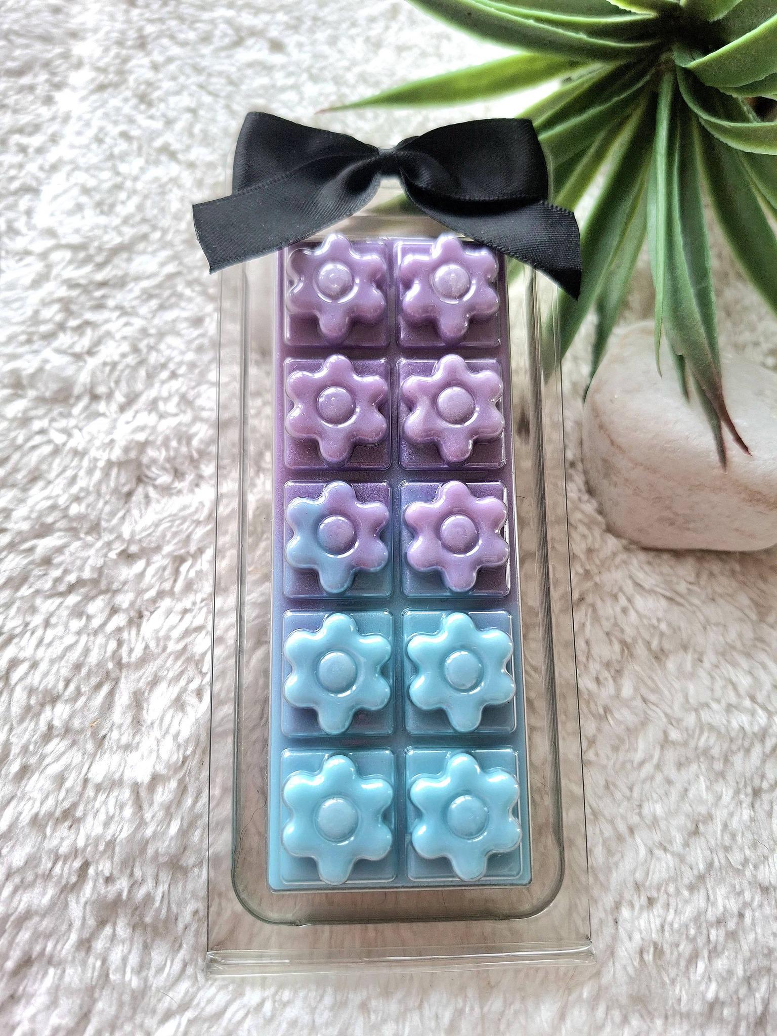 Twisted Mermaid Wax Melt Snap Bar, Flower Shape, Soy Wax, Fruity Floral Scent