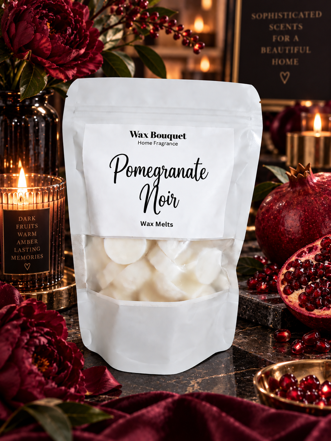 Pomegranate Noir Wax Melts