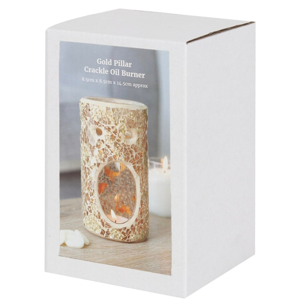 Gold Pillar Wax Burner