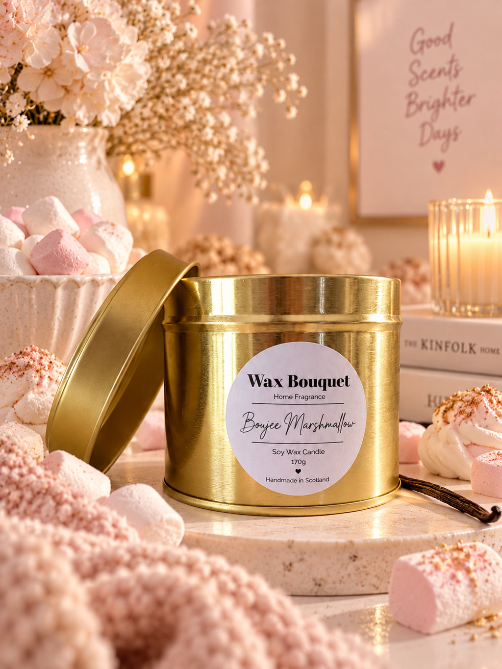Boujee Marshmallow Scented Candle