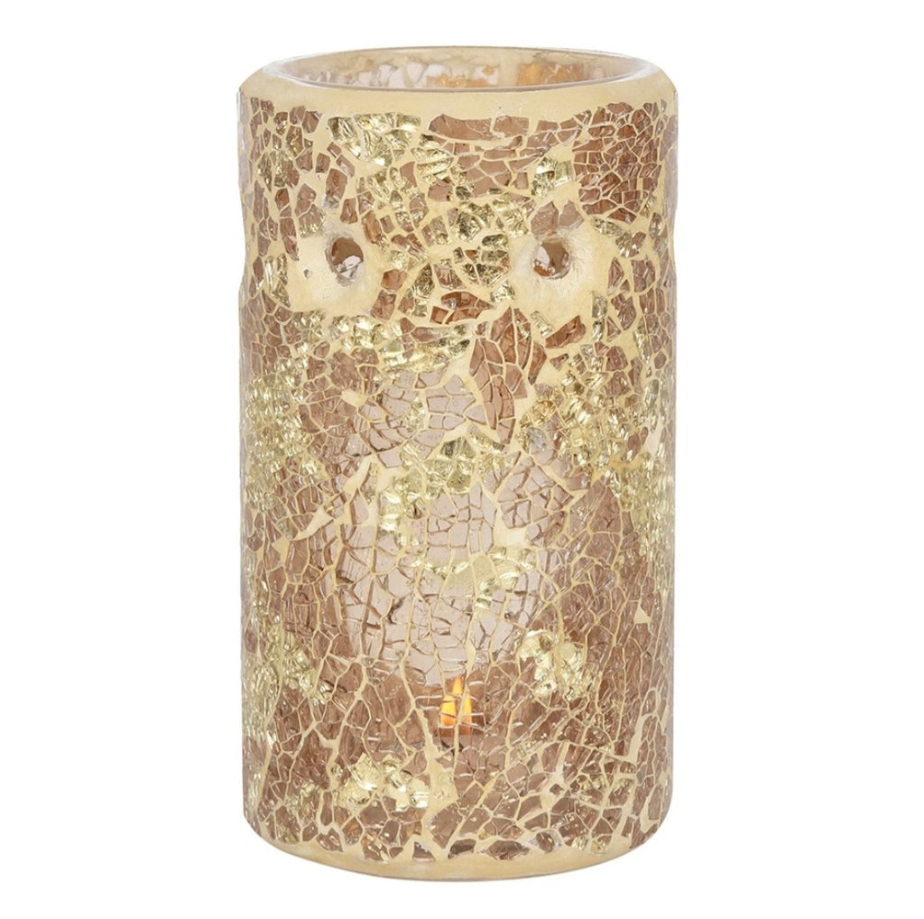 Gold Pillar Wax Burner