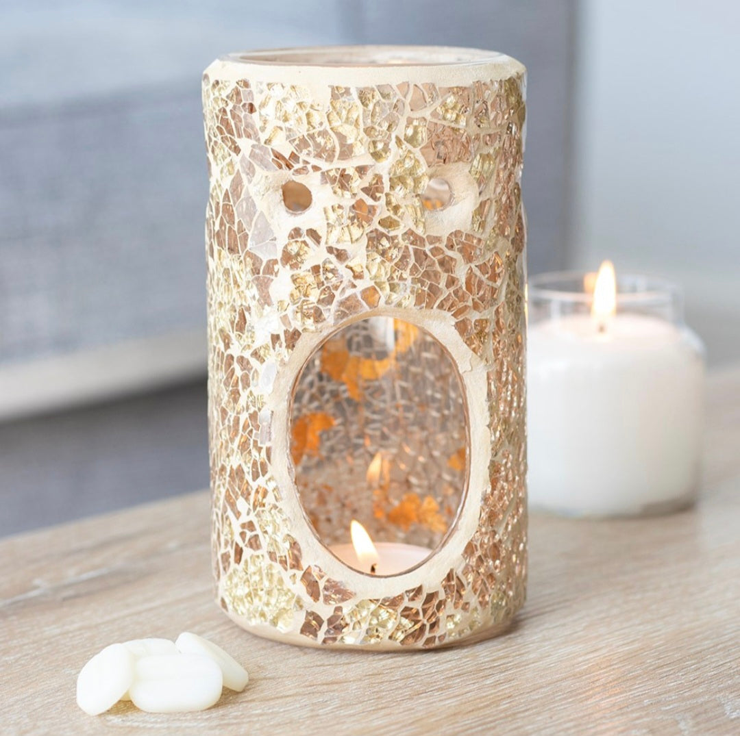 Gold Pillar Wax Burner
