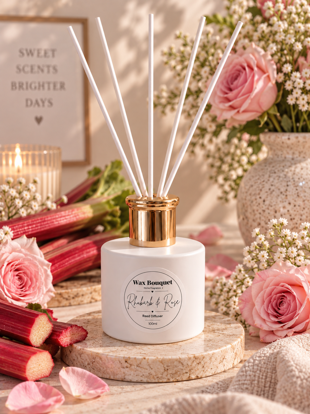 Rhubarb & Rose Reed Diffuser