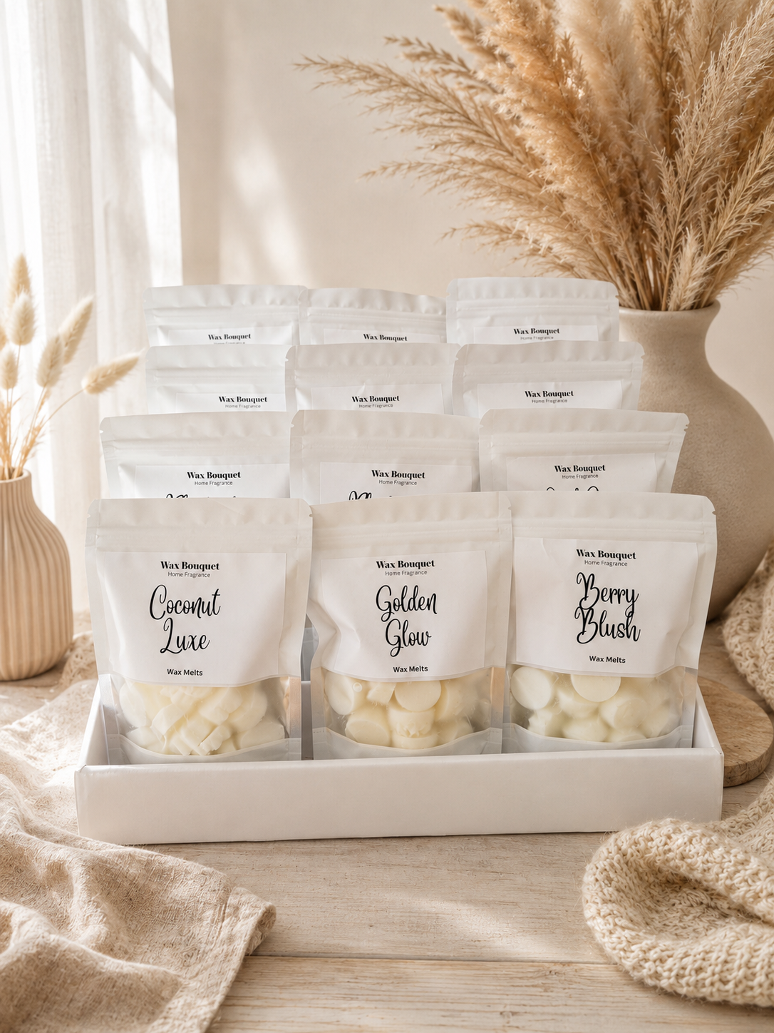 2 Wax Melt Bags for £12.00