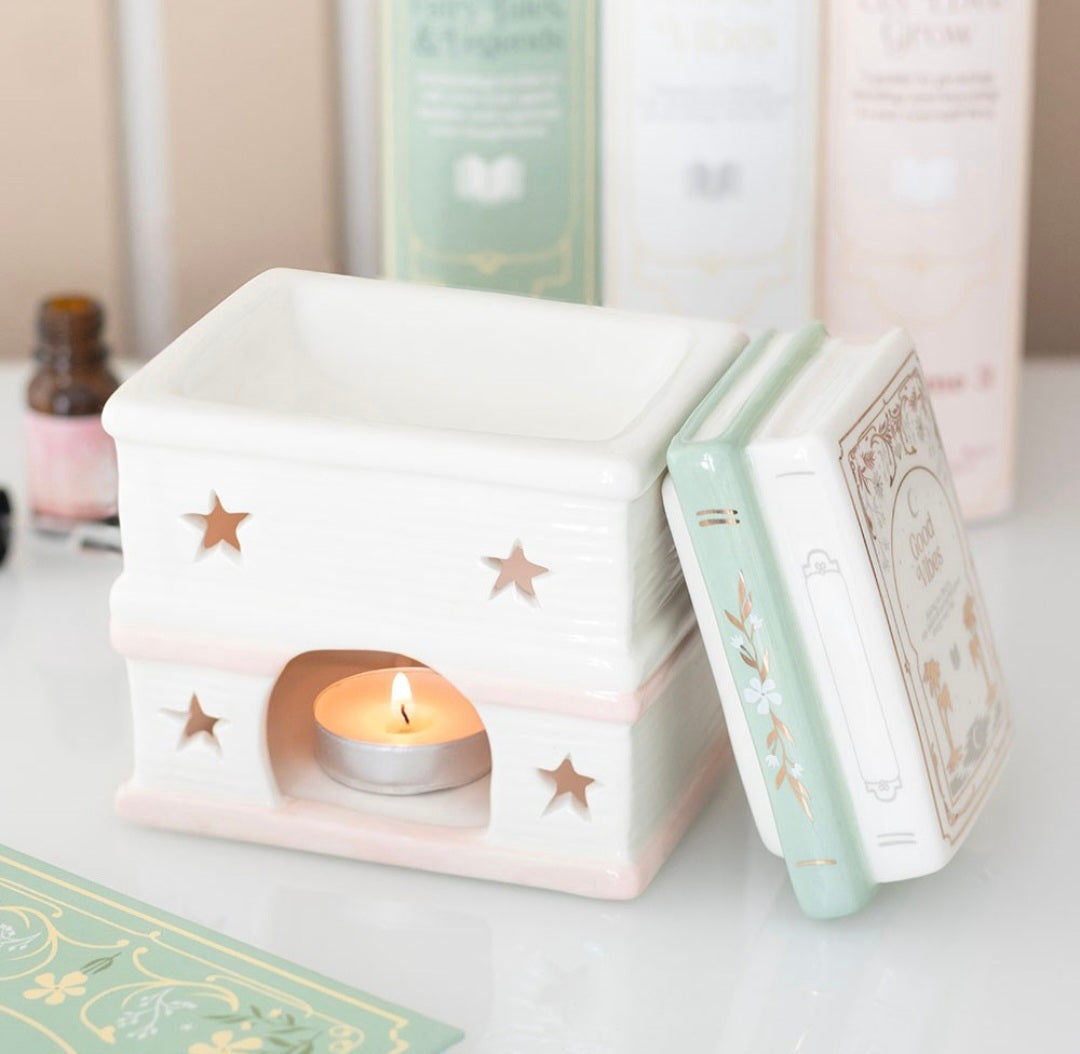 Book Stack Wax Melt Burner