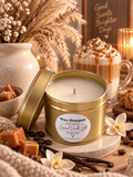 Caramel Vanilla Latte Scented Candle