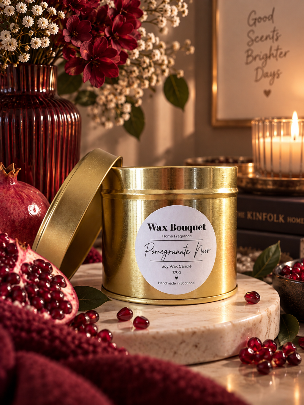 Pomegranate Noir Scented Candle