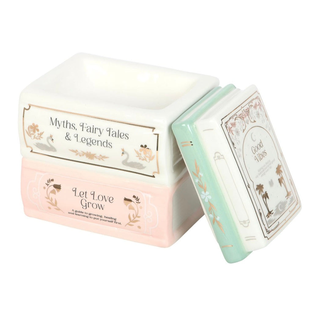 Book Stack Wax Melt Burner