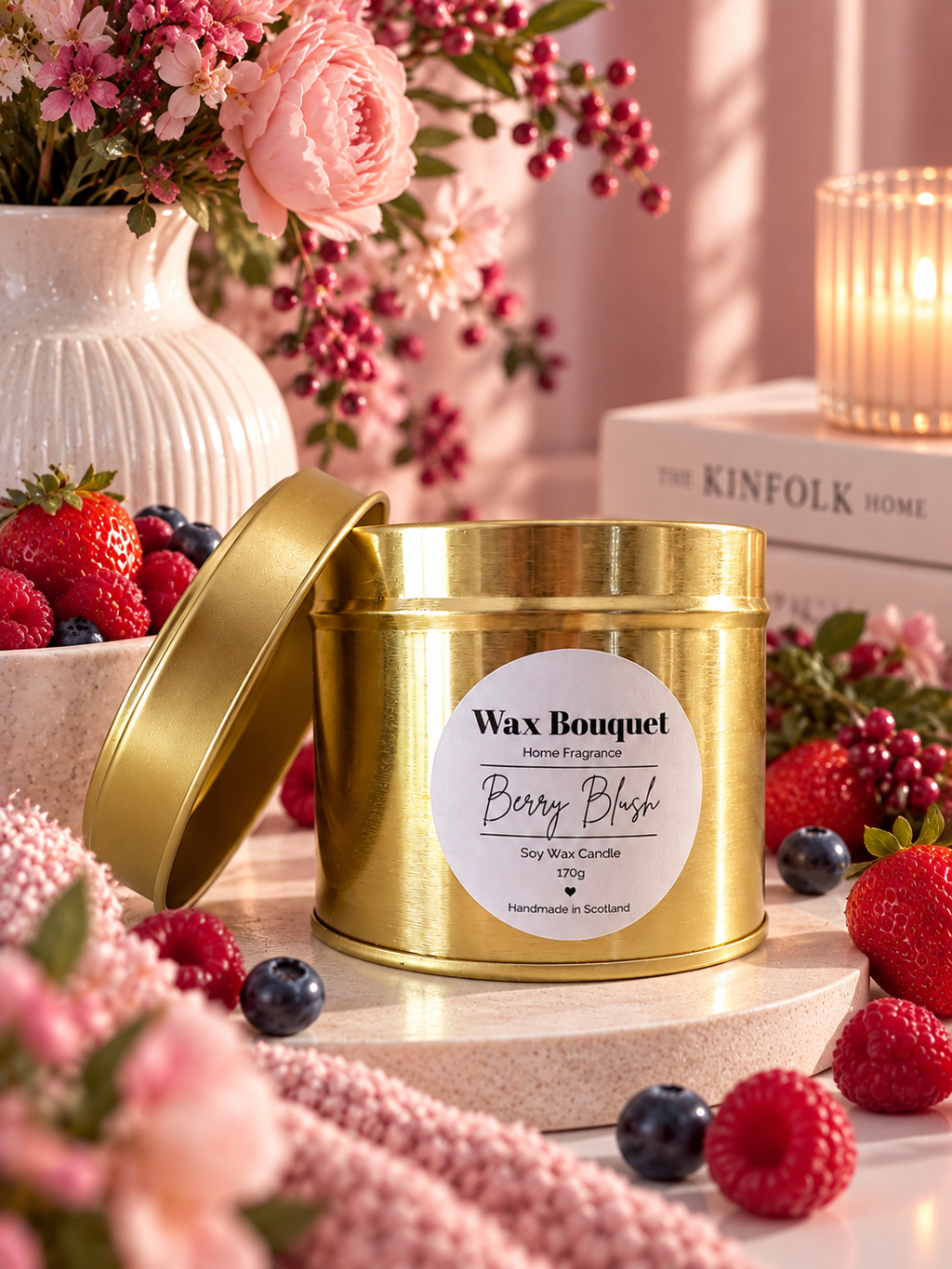 Berry Blush Scented Candle
