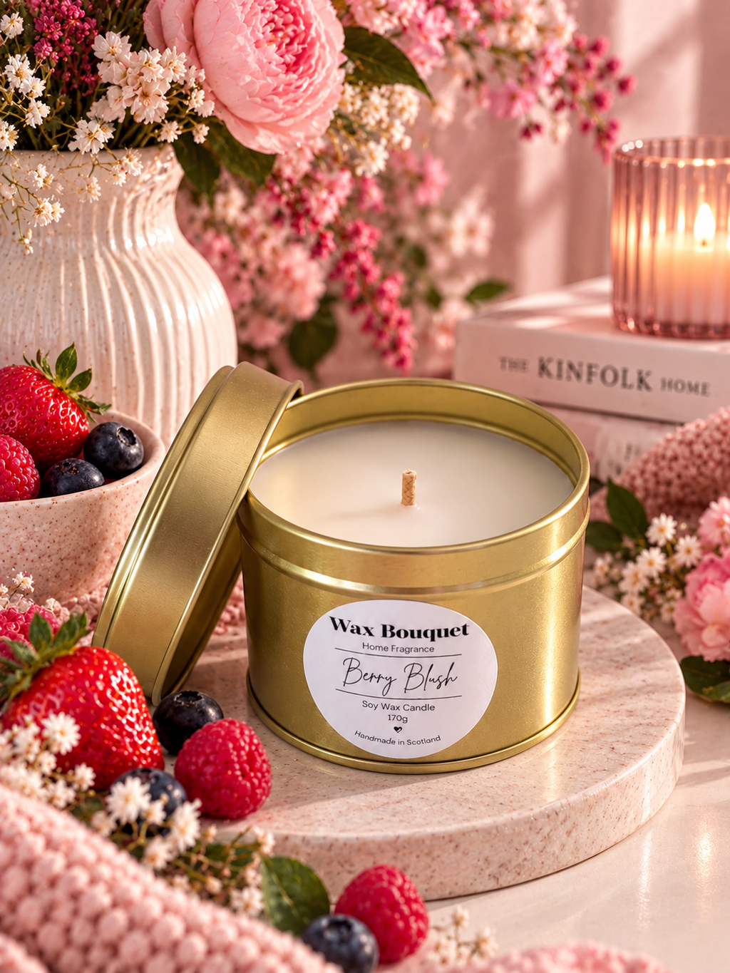 Berry Blush Scented Candle