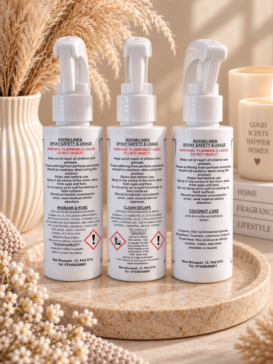 Rhubarb & Rose Room Spray