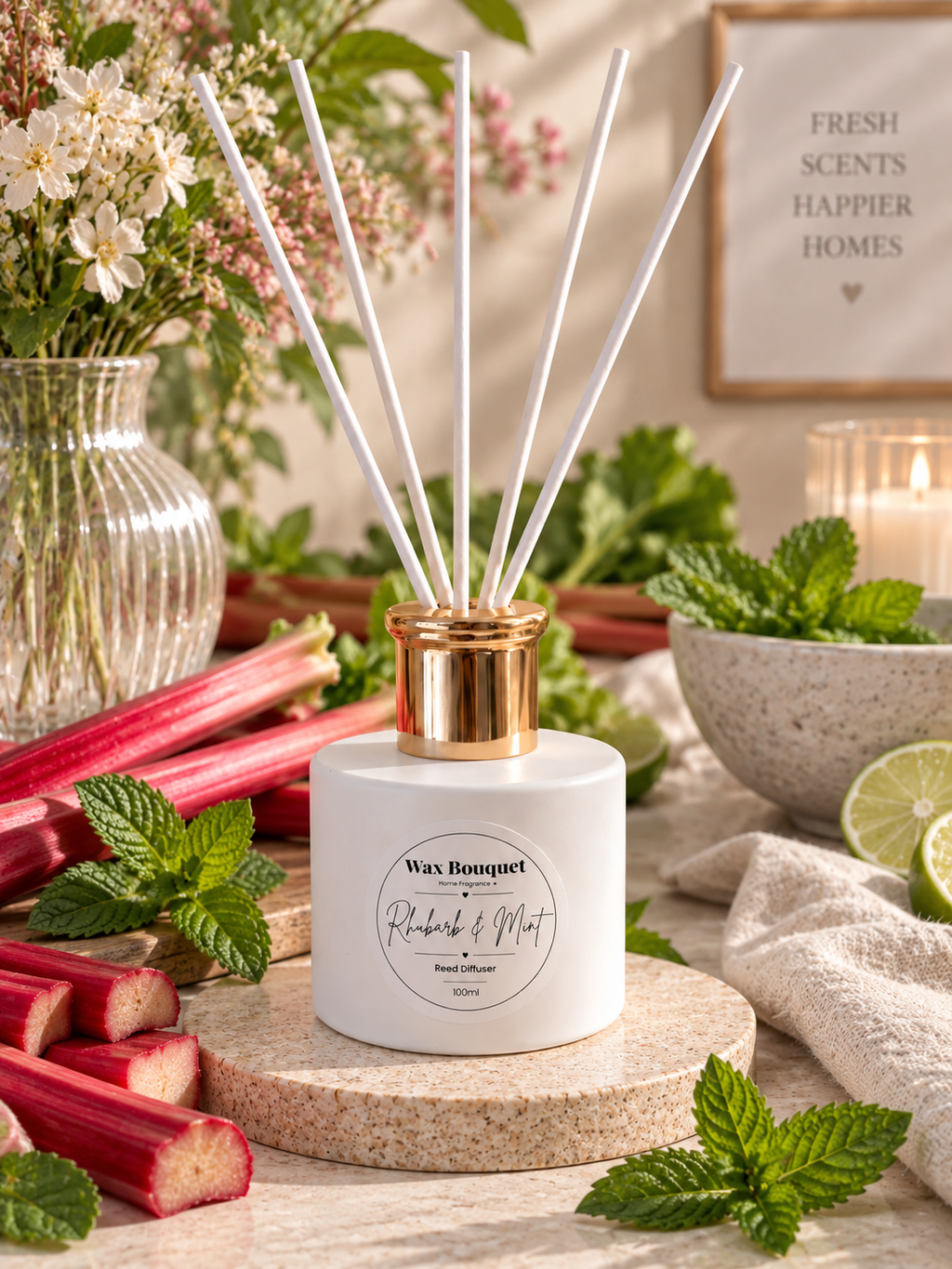 Rhubarb & Mint Reed Diffuser